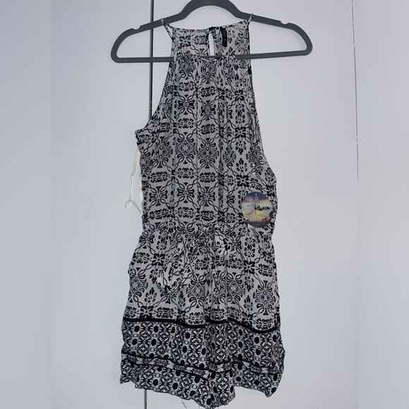 BeBop Pants - BeBop Women’s XS Romper - Halter Sleeveless Jumpsuit w/ Pockets Boho Chic - NWT